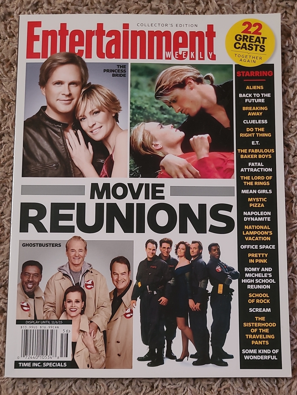 2015 Entertainment Weekly MOVIE Reunions COLLECTOR'S EDITION